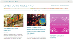 Desktop Screenshot of liveloveoakland.com
